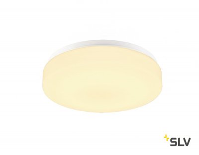 SLV 1002075 LIPSY 30 DRUM светильник накладной IP44 15Вт с LED 3000К/4000K, 1450лм/1600лм, белый