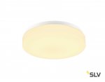 SLV 1002075 LIPSY 30 DRUM светильник накладной IP44 15Вт с LED 3000К/4000K, 1450лм/1600лм, белый
