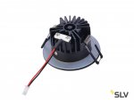 SLV 1002098 PATTA-I ROUND DtW светильник встраиваемый IP65 7.3Вт c LED 1800-3000К, 440лм, CRI>90, черный 