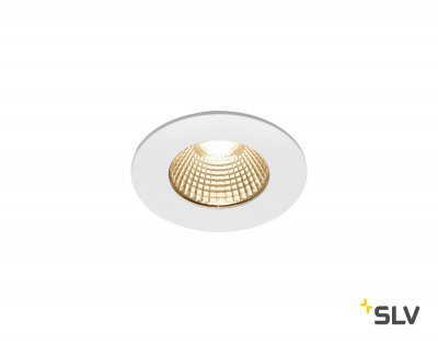 SLV 1002099 PATTA-I ROUND DtW светильник встраиваемый IP65 7.3Вт c LED 1800-3000К, 440лм, CRI>90, белый