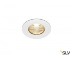 SLV 1002099 PATTA-I ROUND DtW светильник встраиваемый IP65 7.3Вт c LED 1800-3000К, 440лм, CRI>90, белый