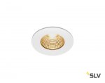 SLV 1002099 PATTA-I ROUND DtW светильник встраиваемый IP65 7.3Вт c LED 1800-3000К, 440лм, CRI>90, белый