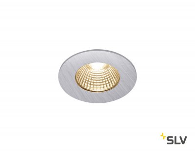 SLV 1002100 PATTA-I ROUND DtW светильник встраиваемый IP65 7.3Вт c LED 1800-3000К, 440лм, CRI>90, матир.алюминий
