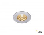 SLV 1002100 PATTA-I ROUND DtW светильник встраиваемый IP65 7.3Вт c LED 1800-3000К, 440лм, CRI>90, матир.алюминий