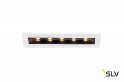 SLV 1002105 MILANDO M светильник встраиваемый 700мА 10.68Вт с LED 3000К, 800лм, 45°, без БП, белый/ черный