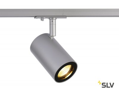SLV 1002113 1PHASE-TRACK, ENOLA_B SPOT светильник для лампы GU10 50Вт макс., серебристый/ черный