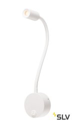 SLV 1002117 DIO FLEX PLATE LED светильник накладной 1.9Вт с выключателем и LED 2700К, 82лм, 45°, белый