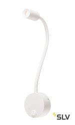 SLV 1002118 DIO FLEX PLATE LED светильник накладной 1.9Вт с выключателем и LED 3000К, 82лм, 45°, белый