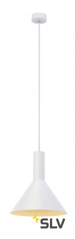 SLV 1002137 PHELIA PD-M светильник подвесной для лампы E27 23Вт макс., белый
