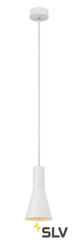 SLV 1002139 PHELIA PD-CONE светильник подвесной для лампы E27 23Вт макс., белый SLV 1002139 PHELIA PD-CONE светильник подвесной для лампы E27 23Вт макс., белый