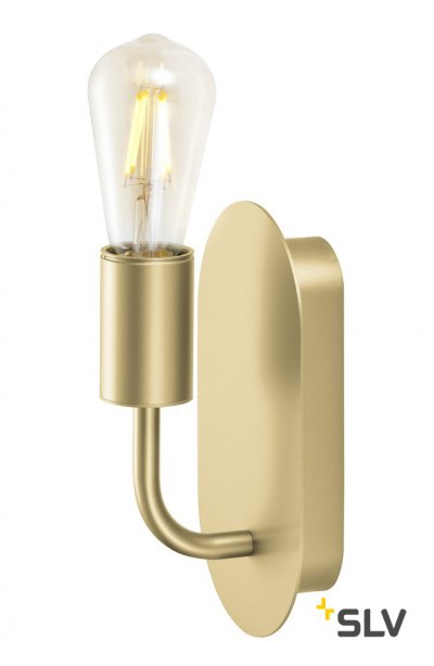 SLV 1002149 FITU WL светильник настенный для лампы E27 60Вт макс., латунь SLV 1002149 FITU WL светильник настенный для лампы E27 60Вт макс., латунь