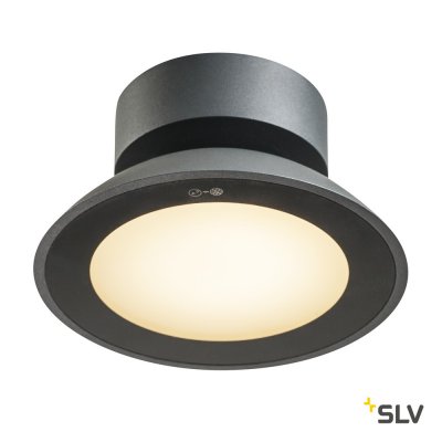 SLV 1002157 MALU CL светильник потолочный IP44 9.2Вт c LED 3000К, 360лм, 100°, антрацит