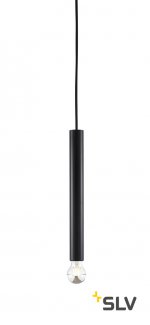 SLV 1002159 FITU LONG E27 PD-3 светильник подвесной 2.5m для лампы E27 60Вт макс., без основания, черный