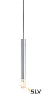 SLV 1002161 FITU LONG E27 PD-3 светильник подвесной 2.5m для лампы E27 60Вт макс., без основания, мат. алюминий