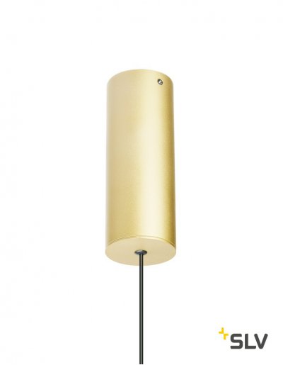 SLV 1002171 HELIA 40 светильник подвесной 12Вт с LED 3000К, 720лм, CRI>90, латунь