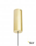 SLV 1002172 HELIA 30 светильник подвесной 10Вт с LED 3000К, 550лм, CRI>90, латунь