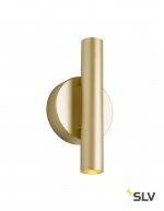 SLV 1002174 KARPO UP/DOWN LED светильник настенный 10Вт с LED 3000К, 2х 40°, 2х 340лм, латунь