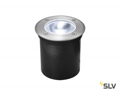 SLV 1002185 ROCCI ROUND светильник встраиваемый IP67 9.8Вт c LED 4000К, 630лм, 20°, сталь