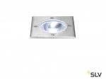 SLV 1002186 ROCCI SQUARE светильник встраиваемый IP67 9.8Вт c LED 4000К, 630лм, 20°, сталь