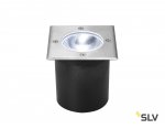 SLV 1002186 ROCCI SQUARE светильник встраиваемый IP67 9.8Вт c LED 4000К, 630лм, 20°, сталь