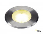 SLV 1002188 DASAR® FLAT 80 светильник встраиваемый IP67 4.3Вт c LED 4000К, 140лм, 125°, сталь