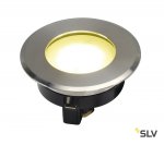 SLV 1002188 DASAR® FLAT 80 светильник встраиваемый IP67 4.3Вт c LED 4000К, 140лм, 125°, сталь