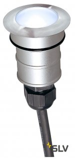 SLV 1002189 POWER TRAIL-LITE ROUND светильник встраиваемый IP67 350мА 1.4Вт c LED 4000К, 48лм, 60°, сталь