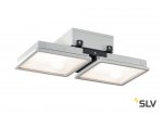 SLV 1002193 ALMINO DOUBLE светильник IP65 90Вт c LED 4000K, 11000лм, 50°, UGR<19, серебристый RAL7005
