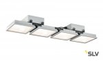SLV 1002194 ALMINO QUAD светильник IP65 180Вт c LED 4000K, 22000лм, 50°, UGR<19, серебристый RAL7005