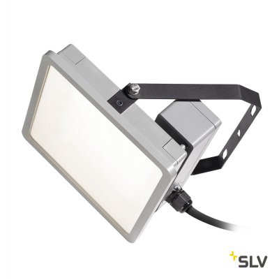 SLV 1002195 ALMINO SINGLE светильник на скобе IP65 45Вт c LED 4000K, 5500лм, 50°, UGR<19, серебристый RAL7005 SLV 1002195 ALMINO SINGLE светильник на скобе IP65 45Вт c LED 4000K, 5500лм, 50°, UGR<19, серебристый RAL7005