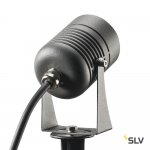 SLV 1002201 LED SPIKE светильник ландшафтный IP55 6Вт с LED 3000К, 400лм, 40°, кабель 1.5м с вилкой, антрацит