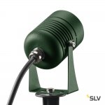 SLV 1002202 LED SPIKE светильник ландшафтный IP55 6Вт с LED 3000К, 400лм, 40°, кабель 1.5м с вилкой, зеленый