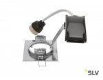 SLV 1002205 PIKA SQUARE QPAR51 светильник встраиваемый для лампы GU10 50Вт макс., хром
