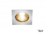 SLV 1002205 PIKA SQUARE QPAR51 светильник встраиваемый для лампы GU10 50Вт макс., хром