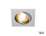 SLV 1002209 PIKA SQUARE TURNO QPAR51 светильник встраиваемый для лампы GU10 50Вт макс., хром