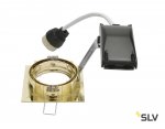 SLV 1002210 PIKA SQUARE TURNO QPAR51 светильник встраиваемый для лампы GU10 50Вт макс., латунь