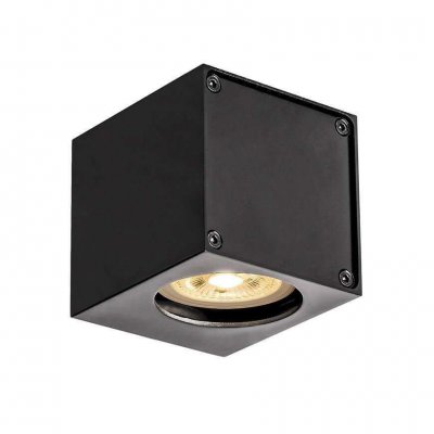 SLV 1002212 ALTRA DICE WL-1 светильник настенный для лампы GU10 35Вт макс., черный SLV 1002212 ALTRA DICE WL-1 светильник настенный для лампы GU10 35Вт макс., черный