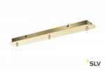 SLV 1002264 FITU, основание прямоугольное 3х, латунь
