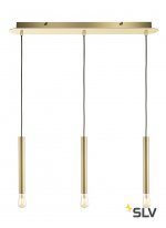 SLV 1002264 FITU, основание прямоугольное 3х, латунь