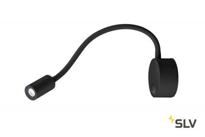 SLV 1002432 DIO FLEX PLATE LED светильник накладной 1.9Вт с выключателем и LED 4000К, 70лм, 45°, черный