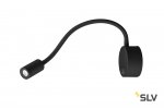 SLV 1002432 DIO FLEX PLATE LED светильник накладной 1.9Вт с выключателем и LED 4000К, 70лм, 45°, черный