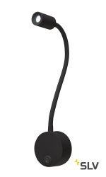 SLV 1002432 DIO FLEX PLATE LED светильник накладной 1.9Вт с выключателем и LED 4000К, 70лм, 45°, черный