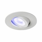 SLV 1002528 SLV PLAY, DOWNLIGHT RGBW светильник встраиваемый 10Вт с БП и LED RGBW, 38°, 450лм, белый