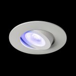 SLV 1002528 SLV PLAY, DOWNLIGHT RGBW светильник встраиваемый 10Вт с БП и LED RGBW, 38°, 450лм, белый