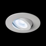 SLV 1002528 SLV PLAY, DOWNLIGHT RGBW светильник встраиваемый 10Вт с БП и LED RGBW, 38°, 450лм, белый