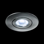 SLV 1002529 SLV PLAY, DOWNLIGHT RGBW светильник встраиваемый 10Вт с БП и LED RGBW, 38°, 450лм, никель