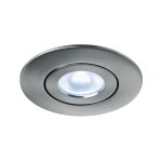 SLV 1002529 SLV PLAY, DOWNLIGHT RGBW светильник встраиваемый 10Вт с БП и LED RGBW, 38°, 450лм, никель