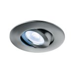 SLV 1002529 SLV PLAY, DOWNLIGHT RGBW светильник встраиваемый 10Вт с БП и LED RGBW, 38°, 450лм, никель