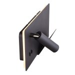 SLV 1003456 SOMNILA SPOT RIGHT светильник настенный 13Вт с USB (2A макс.), LED 3000K, 370лм+65лм, 40°, CRI>90, черный