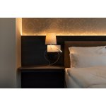 SLV 1003459 SOMNILA FLEX LEFT светильник настенный для лампы Е27 40Вт макс., с USB (2A макс.) и с LED 3Вт, 3000K, 65лм, CRI>90, белый